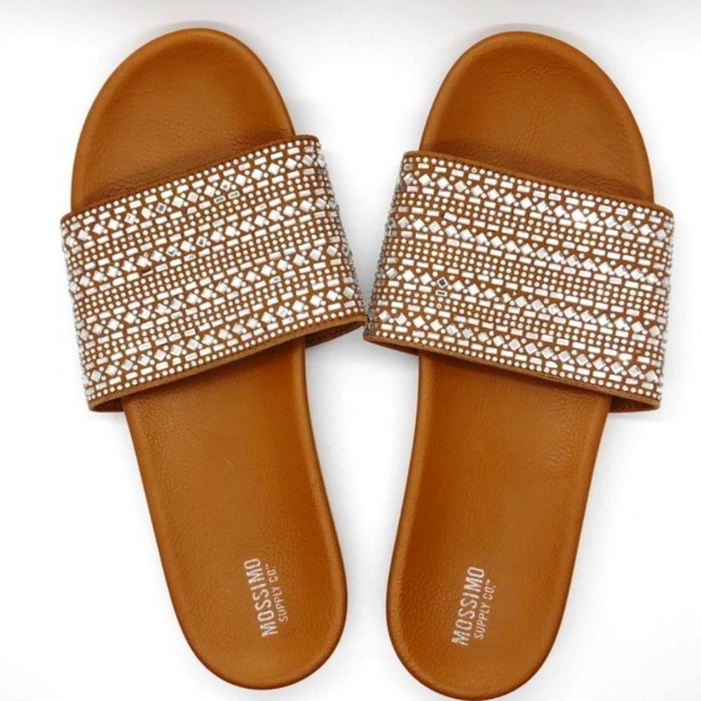 Mossimo Rhinestone Diamond Slide Sandal